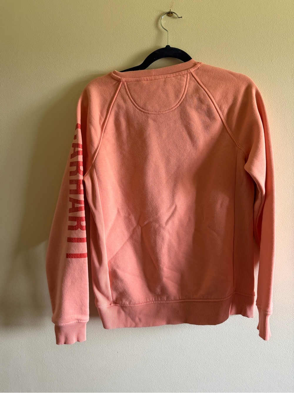 Women’s Carhartt Crewneck Sweatshirt in Coral size small - Picture 6 of 6